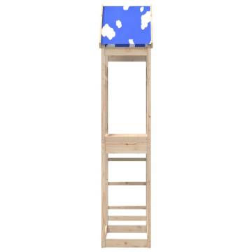 Buy Solid Wood Pine Play Tower - 85x52.5x265 cm