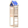 Buy Solid Wood Pine Play Tower - 85x52.5x265 cm