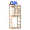 Play Tower with Rockwall - Solid Pinewood | Hipomarket UK