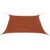 Terracotta Sunshade Sail Oxford Fabric 2x2m - Hipomarket