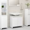 Bathroom Cabinet High Gloss White 60x33x61 cm Engineered Wood Colour high gloss white Number of 1 Number of Pieces 