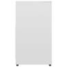 High Gloss White Bathroom Cabinet 60x33x61 cm - Hipo Market