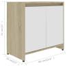 High Gloss White Bathroom Cabinet 60x33x61 cm - Hipo Market