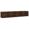 CD Wall Shelf Brown Oak - Stylish & Practical Storage Solution