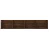 CD Wall Shelf Brown Oak - Stylish & Practical Storage Solution