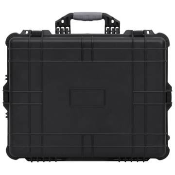 Wheeled Flight Case Black 63x50x23 cm - Durable Protection