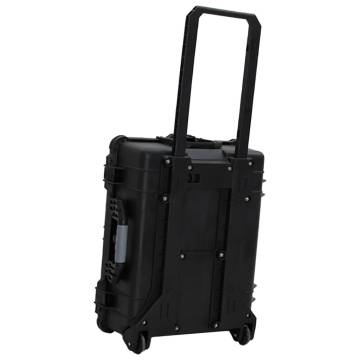 Wheeled Flight Case Black 63x50x23 cm - Durable Protection