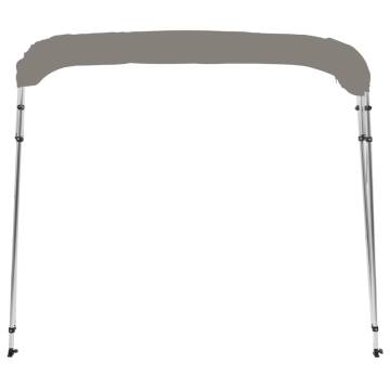 4-Bow Bimini Top Grey 236x199x135 cm - UV & Water Resistant