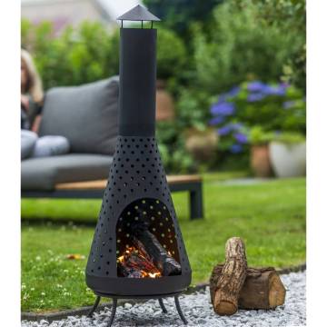 RedFire Garden Fireplace Napa Black - Stylish & Modern Design