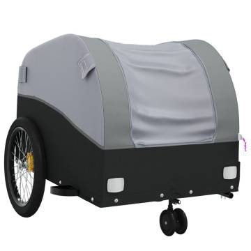 Bike Trailer Black & Grey - 30 kg Iron - Versatile & Durable