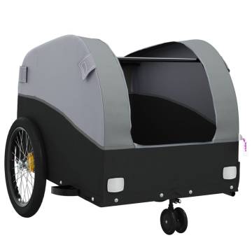 Bike Trailer Black & Grey - 30 kg Iron - Versatile & Durable