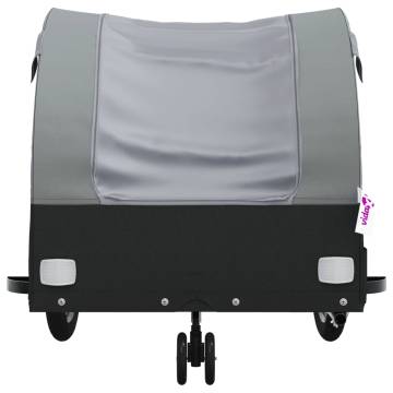 Bike Trailer Black & Grey - 30 kg Iron - Versatile & Durable