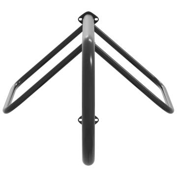 Wall Mounted Black Iron Saddle Rack | Hipomarket UK