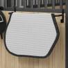 Saddle Pad Rack - Black Iron | Durable & Portable Storage Solution