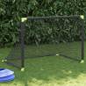 Kids' Football Goal Foldable Black 90x64x64 cm | HipoMarket