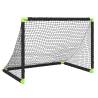 Kids' Football Goal Foldable Black 90x64x64 cm | HipoMarket