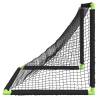 Kids' Football Goal Foldable Black 90x64x64 cm | HipoMarket