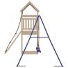 Outdoor Playset Solid Wood Pine - Backyard Fun for Kids