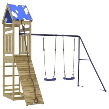 Outdoor Playset Impregnated Wood Pine - Fun for Kids