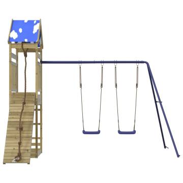 Outdoor Playset Impregnated Wood Pine - Fun for Kids