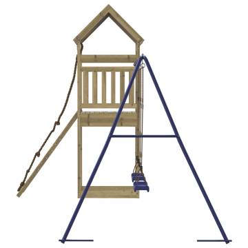 Outdoor Playset Impregnated Wood Pine - Fun for Kids