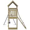 Outdoor Playset Impregnated Wood Pine - Fun for Kids