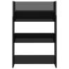 Wall Shoe Cabinet High Gloss Black | Space-Saving Storage