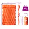 Self Inflating Camping Mattress for 2 - Orange