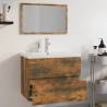 Stylish Smoked Oak Bathroom Furniture Set | Hipomarket