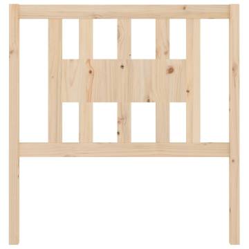 Solid Wood Pine Headboard 96x4x100 cm - Stylish & Comfortable