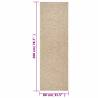 Rug ZIZUR 80x200 cm | Durable Jute Look Indoor & Outdoor Rug