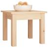 Elegant Solid Wood Pine Coffee Table - 35x35x30 cm