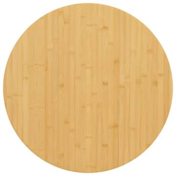 Bamboo Table Top Ø60x4 cm - Versatile & Durable | Hipo Market