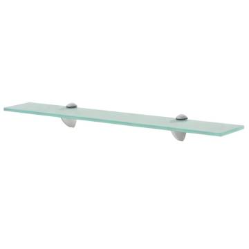 Stylish Floating Glass Shelf 60x10 cm | HipoMarket UK