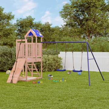 Outdoor Playset Solid Wood Douglas - Fun for Kids