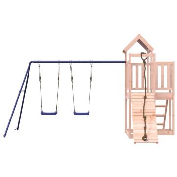 Outdoor Playset Solid Wood Douglas - Fun for Kids