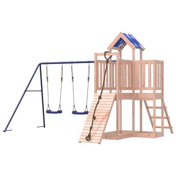 Outdoor Playset Solid Wood Douglas - Fun for Kids