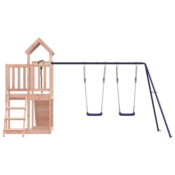 Outdoor Playset Solid Wood Douglas - Fun for Kids