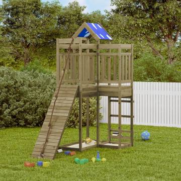 Outdoor Playset Impregnated Wood Pine - Fun for Kids