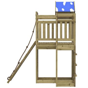 Outdoor Playset Impregnated Wood Pine - Fun for Kids