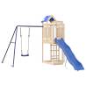 Outdoor Playset Solid Wood Pine - Backyard Fun for Kids