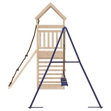 Outdoor Playset Solid Wood Pine - Durable & Fun for Kids