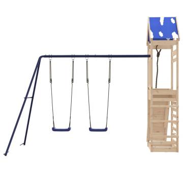 Outdoor Playset Solid Wood Pine - Durable & Fun for Kids