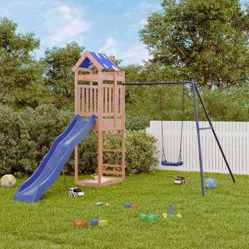 Outdoor Playset Solid Wood Douglas - Safe and Fun Backyard Play