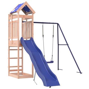 Outdoor Playset Solid Wood Douglas - Safe and Fun Backyard Play