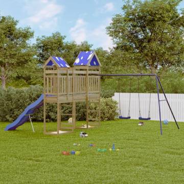 Outdoor Playset Impregnated Wood Pine - Fun & Durable