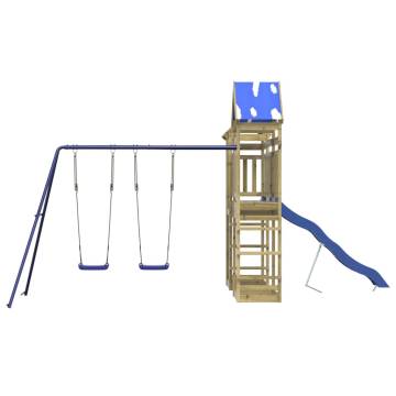 Outdoor Playset Impregnated Wood Pine - Fun & Durable