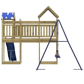 Outdoor Playset Impregnated Wood Pine - Fun & Durable