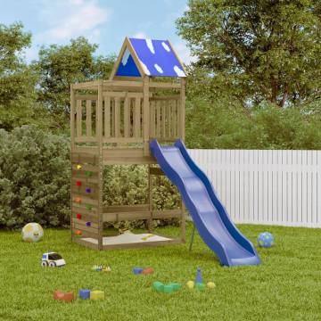 Durable Outdoor Playset – Impregnated Pine Wood for Kids