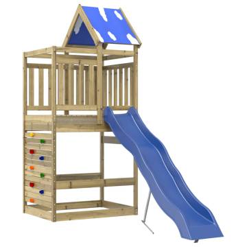 Durable Outdoor Playset – Impregnated Pine Wood for Kids